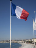 French Flag  Nice  Alpes Maritimes  Provence  Cote d'Azur  French Riviera  France