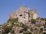 Castle Dating from the 14th Century  St Michael's Mount  Cornwall  England  United Kingdom