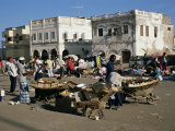 Outdoor Bazaar Scene  Djibouti City  Djibouti  Africa