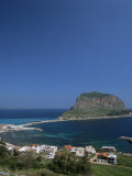 Rock Known as the Gibraltar of Greece  Monemvasia  Greece