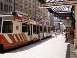 Tram Stop  Geneva  Switzerland