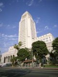 Exterior of City Hall  Los Angeles  California  United States of America (Usa)  North America