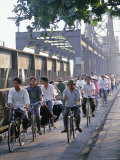 Cyclists  Vietnam  Indochina  Southeast Asia
