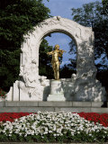 Johann Strauss Monument  Stadpark  Vienna  Austria