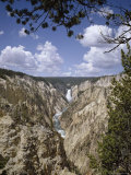 Lower Yellowstone Falls from Artists' Point  Yellowstone National Park  USA