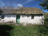 Traditional Thatched Cottage Near Glencolumbkille  County Donegal  Ulster  Eire