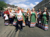 Dancers  Summer Festival  Sergiev Posad  Russia