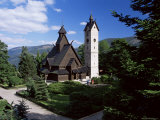 The Wang Chapel  a 12th Century Norwegian Church  Karpacz  Sudeten Mountains  Poland