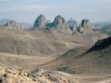 Hoggar Mountains  Algeria  North Africa  Africa