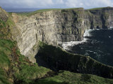 The Cliffs of Moher  Looking Towards Hag's Head from O'Brian's Tower  County Clare  Eire