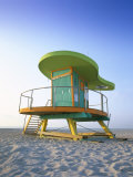 Lifeguard Hut in Art Deco Style  South Beach  Miami Beach  Miami  Florida  USA