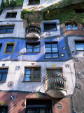 The Hundertwasser House  Vienna  Austria