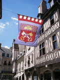 In the Old Town  Dijon  Burgundy  France