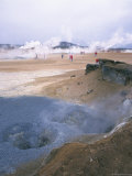 Namafjall Geothermal Area  North East  Iceland  Polar Regions