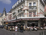 Open Air Pavement Brasserie Restaurant  Trouville  Calvados  Normandy  France