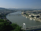 River Danube and City  Budapest  Hungary
