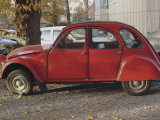 Citroen 2Cv Parked in Centre of Town  St Omer  Pas De Calais  France