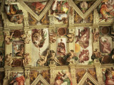 Ceiling of the Sistine Chapel  the Vatican  Rome  Lazio  Italy