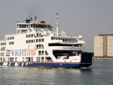 Isle of Wight Ferry at Portsmouth  Hampshire  England  United Kingdom