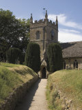 Parish Church  Upper Slaughter  the Cotswolds  Gloucestershire  England  United Kingdom