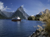 Mitre Peak  Milford Sound  Otago  South Island  New Zealand