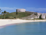 St Catherine Fort and Beach  Bermuda  Atlantic  Central America