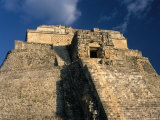Pyramid of the Magician  Uxmal  Unesco World Heritage Site  Yucatan  Mexico  North America