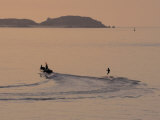 Water Skier  Dinard Bay  Cote d'Emeraude (Emerald Coast)  Cotes d'Armor  Brittany  France