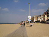 The Planche  Broadwalk and Beach  Corniche  Trouville  Calvados  Cote Fleurie  Normandy  France