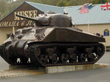 American Sherman Tank  Omaha Beach Museum  Normandy  France