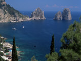 Faraglioni Rocks  Capri  Campania  Italy  Mediterranean