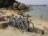 Bicycles  Tregastel  Cote De Granit Rose  Cotes d'Armor  Brittany  France