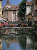 Canal  Medieval Town  Annecy  Haute-Savoie  Rhone-Alpes  France