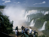 Iguacu (Iguazu) Falls  Border of Brazil and Argentina  South America