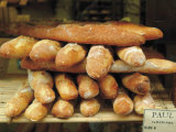 Baguettes in the Window of the Paul Bread Shop  Lille  Flanders  Nord  France