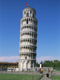 Leaning Tower  Unesco World Heritage Site  Pisa  Tuscany  Italy