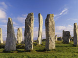 Standing Stones of Callanish  Isle of Lewis  Outer Hebrides  Scotland  United Kingdom
