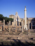 Trajan's Forum  Unesco World Heritage Site  Rome  Lazio  Italy