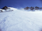 Wind Blowing Snow  Greenland  Polar Regions