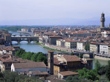 View of City from Piazzale Michelangelo  Florence  Tuscany  Italy