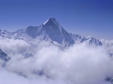 Mount Machapuchare (Machhapuchhare)  Himalayas  Nepal