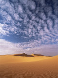 Sand Dunes in Erg Chebbi Sand Sea  Sahara Desert  Near Merzouga  Morocco  North Africa  Africa