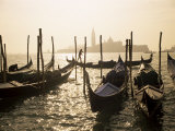 View Towards San Giorgio Maggiore  and Gondolas  Venice  Veneto  Italy