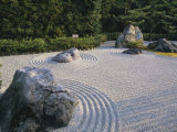 Raked Stone Garden  Taizo-In Temple  Kyoto  Japan