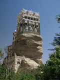 Yahyas Old Summer Palace  Dar Al Hajjar  Wadi Dhar  Yemen  Middle East