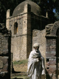 Priest Caretaker  Kuskuam (Kusquam) Church  Gondar  Ethiopia  Africa