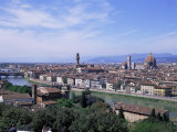 View of City from Piazzale Michelangelo  Florence  Tuscany  Italy