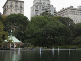 The Boating Pond  Central Park  Manhattan  New York City  New York  USA