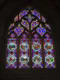 15th Century Stained Glass Window in the Cathedrale St-Corentin  Southern Finistere  France