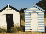 Old Beach Huts  Southwold  Suffolk  England  United Kingdom